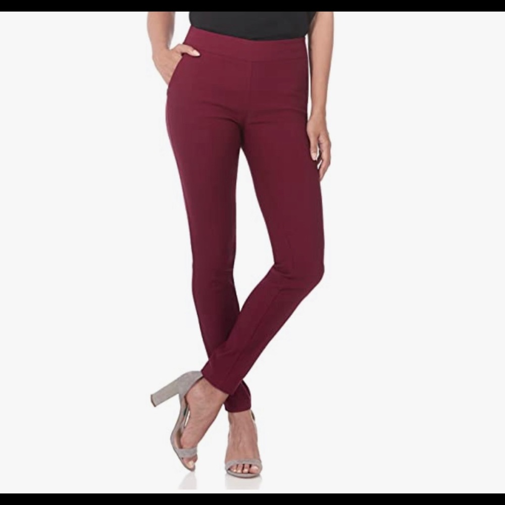 Rekucci Women's Ease into Comfort Modern Stretch Skinny Pant with Tummy Control